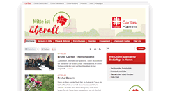 Desktop Screenshot of caritas-hamm.de